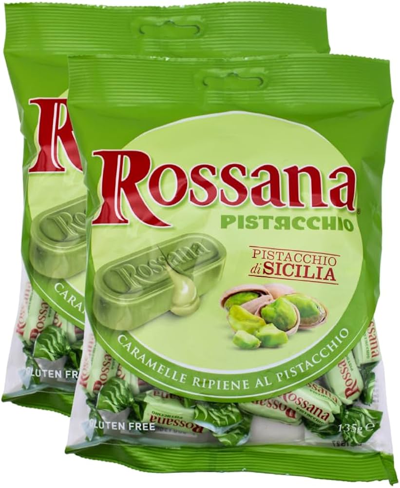 Rossana Candies Filled with Pistachio 135g 2 Packs