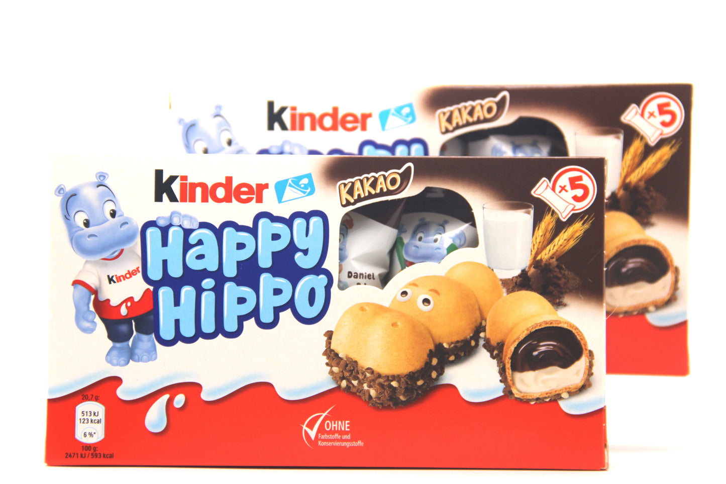 Kinder Happy Hippo Cacao 20.7oz 2 boxes