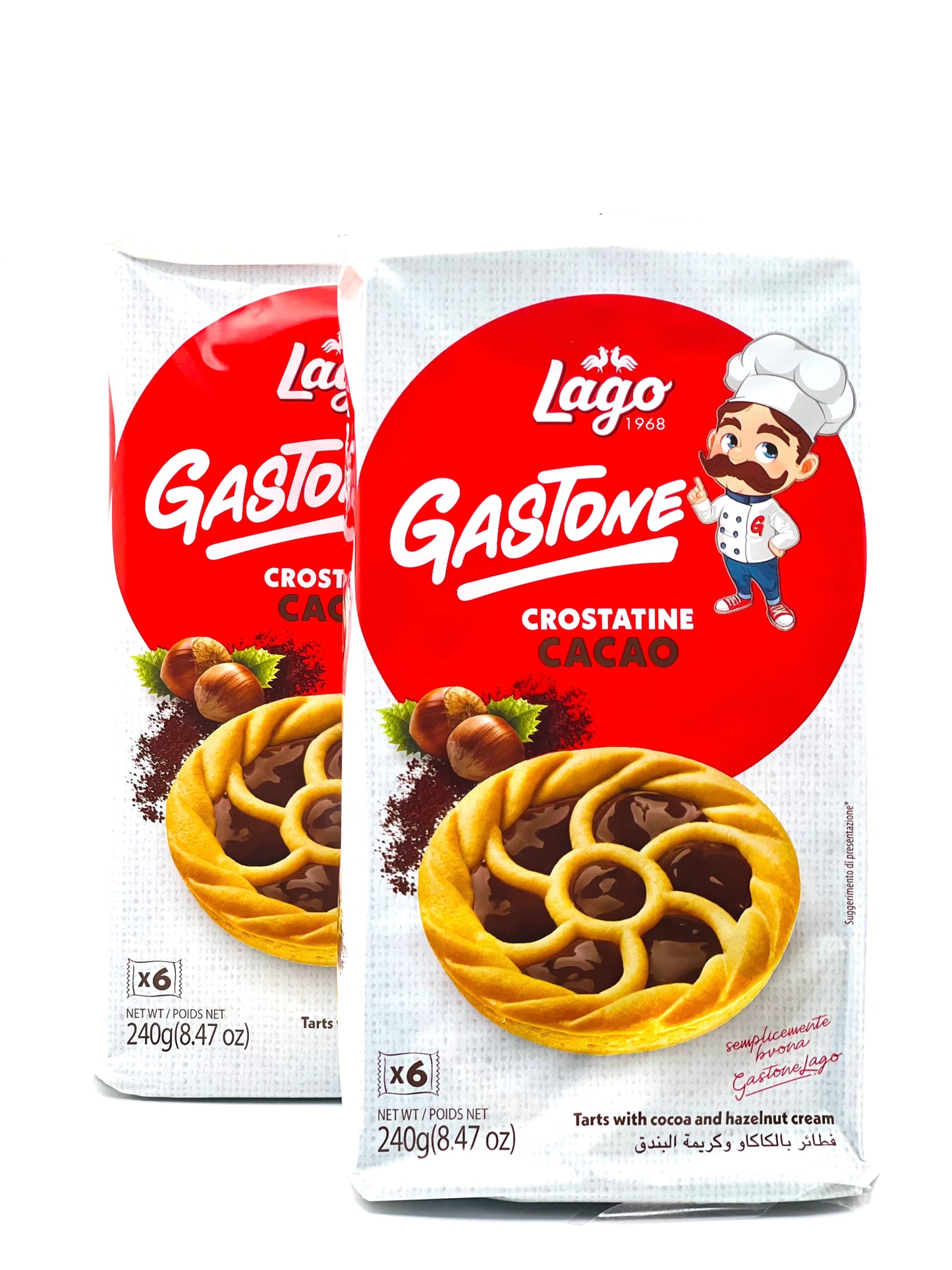 Lago Crostatine Cacao Tarts 8.47oz 2 Packages