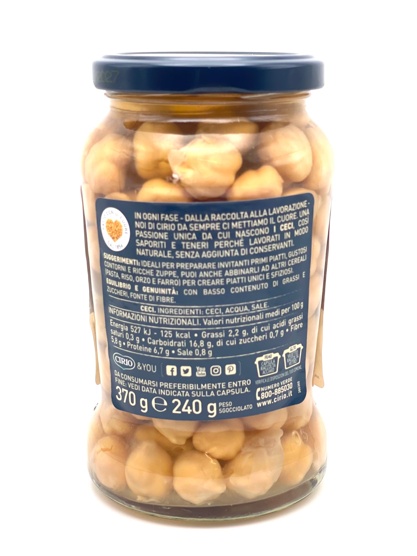 Cirio Chick Peas 370g