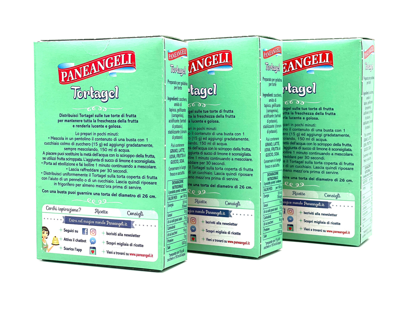 Paneangeli Tortagel 3 Bust 14g 3 Boxes