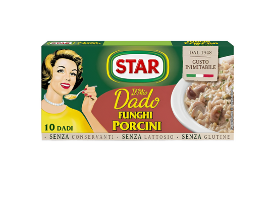 Star Dadi Mushroom Porcini 10 Bouillon Cubes Box