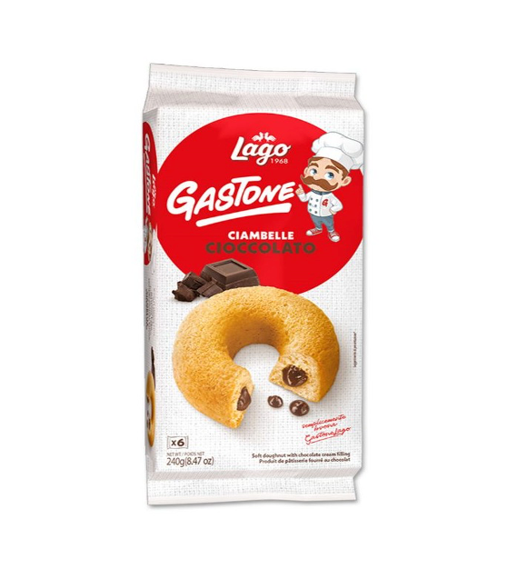 Lago Ciambella Sponge & Chocolate Ring 240g